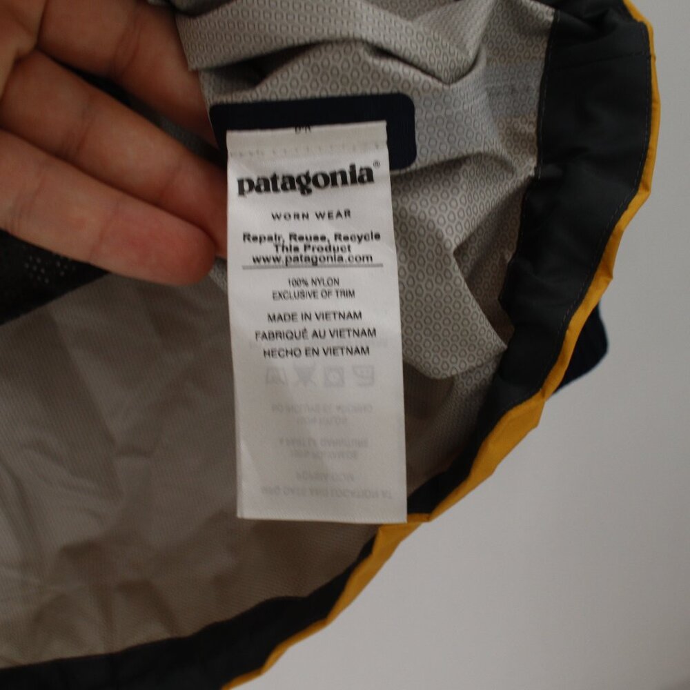 Patagonia Jacket Men's Large Torrentshell Pullover Anorak 1/2 Zip Hooded Nylon - Picture 3 of 16